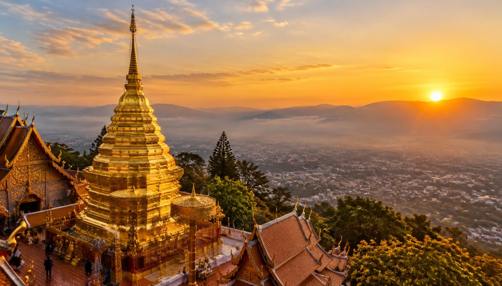 วัดพระธาตุดอยสุเทพ เหนือเมืองเชียงใหม่